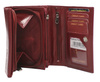 Portfel damski skórzany PTN RD-02-NGV Burgundy