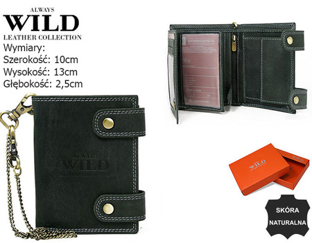 Portfel skórzany RFID ALWAYS WILD 2901-BIC