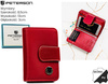 Portfel damski skóra naturalna+PU PTN PS115-HNL Red