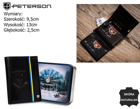 PETERSON PTN 324-P-UP UA RFID leather wallet