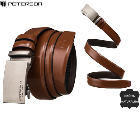 Pasek automat skórzany PTN A005