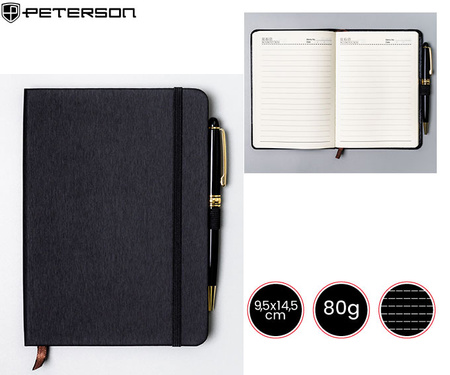 Notes Peterson PTN NOT-6-LN-Q3 Black