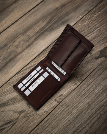 Portfel męski skórzany N7-02-GG Brown