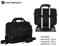 PETERSON PTN GBP-19-1-G polyester laptop bag
