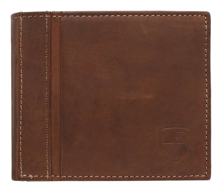 PTN N008-PCA D.BROWN leather wallet