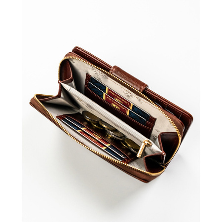 Portfel damski PU PTN 008-HF Brown