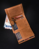 Leather wallet PTN 324 2-1-5 COGNAC