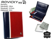ROVICKY 331-RBA-D RFID leather wallet