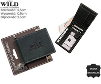 Portfel męski skórzany na blistrze N992-CHM-BL Black