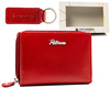 Gift Set: Wallet and Keychain Peterson PTN SET-D-67-KCS RED