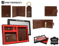 PTN SET3-N79L-VT Brown leather set