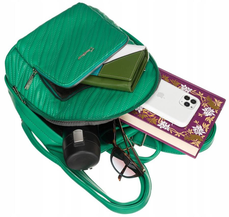 DAVID JONES 6943-3 eco leather backpack