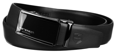 Pasek automat skórzany PTN A009 Black