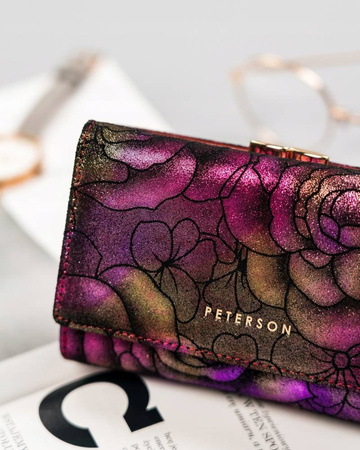 PETERSON PTN 42108-MD RFID leather wallet