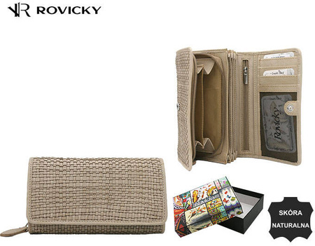 Portfel skórzany ROVICKY R-614-DDW