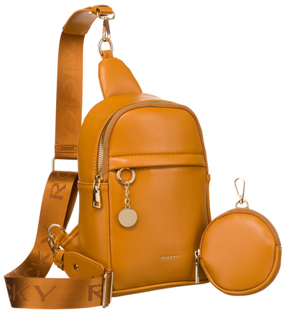 Saszetka nerka damska R-NER-ALE-8 Camel