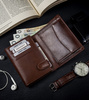 ROVICKY PC-101L-BAR RFID leather wallet