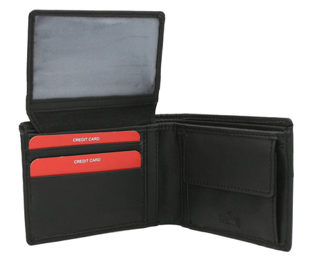A two-piece gift set: Leatherette wallet & key ring set ROVICKY R-SET-M-N003-PUN