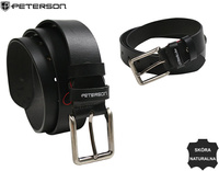 Pasek skórzany szeroki PTN PS01-BGL Black