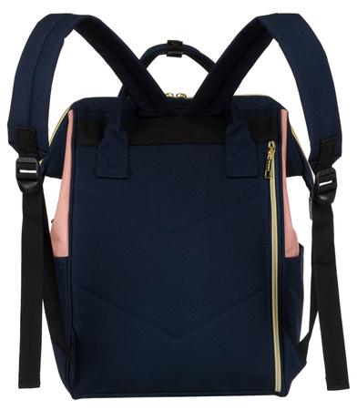 Plecak PTN ALFA Navy+Pink