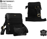 Torba skórzana + Etui PTN 1901E-OPU Black