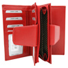 Portfel damski skórzany CPR-123-BAR Red