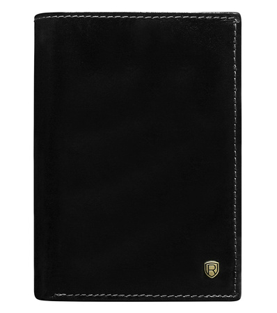 Portfel męski skórzany N575-RVT Black
