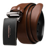Gift Set: Reversible Men's Leather Belt + 2 Buckles PTN KL-B001 Peterson