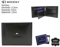 Portfel skórzany RV-7870-BCA BLACK