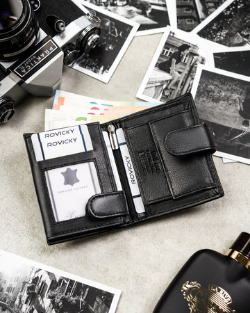 Portfel męski skórzany 0720L-RVD Black