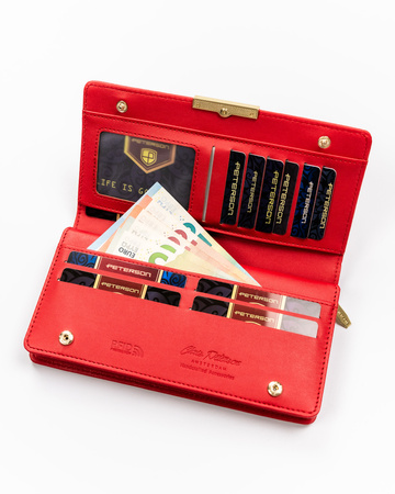 PETERSON PTN 005-YS RFID eco leather wallet