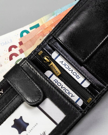 Portfel skórzany RFID ROVICKY 22320L-RVTP