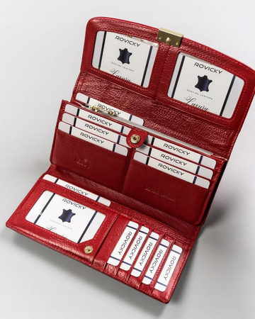 ROVICKY R-42522-SG RFID leather wallet