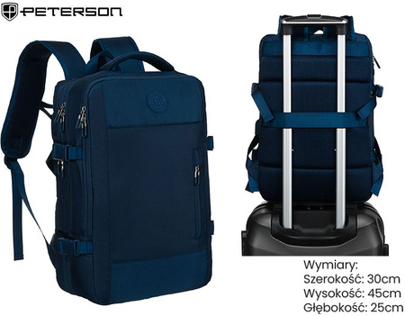 Plecak podróżny PTN 24421 Navy