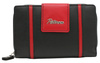 Leather Wallet PTN KA-27 Black+Red