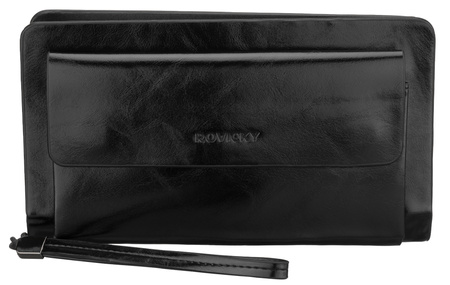 Saszetka PU do ręki R-SDR-04-S Black