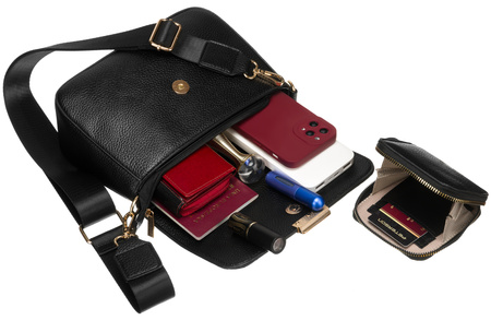 Torebka damska PU PTN TOR-ALE-22 Black