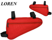 AR-S-103 RED FK fabric bicycle pouch