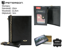 PETERSON PTN 303£-2-1-1 RFID leather wallet