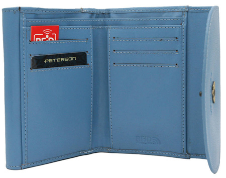 PETERSON PTN 116-BO RFID leather wallet