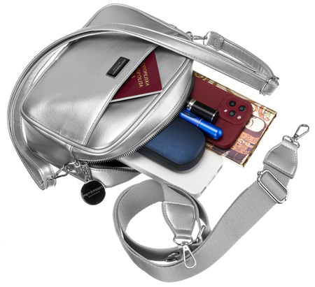 Torebka damska PU PTN STY-2-PIL Silver