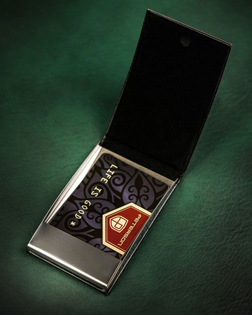 Etui ze skóry eko M6106 Brown