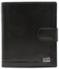 Men's Leather Wallet PC-106L-NBAR Black