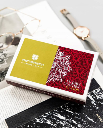 PETERSON PTN 425214-MD RFID leather wallet