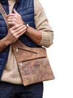 Leather postbag Always Wild 551-MH