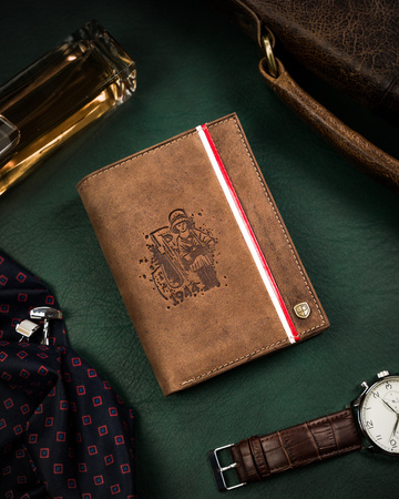 PETERSON PTN 317PW-01 2-1-4 RFID leather wallet