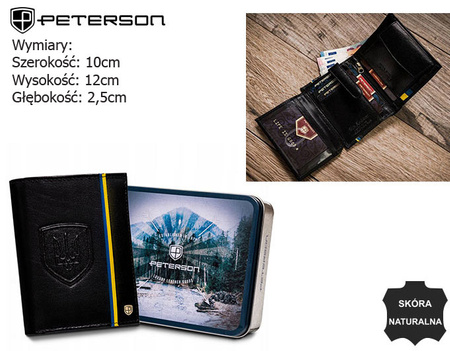 PETERSON PTN 303-P-UP UA RFID leather wallet