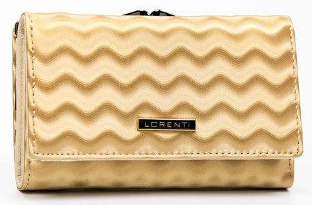 Portfel damski skórzany 55020-WAV Gold