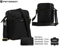 Torba skórzana + Etui PTN 720-TUM Black