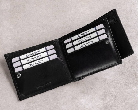 Portfel skórzany RFID ROVICKY PC-107-BAR-2519